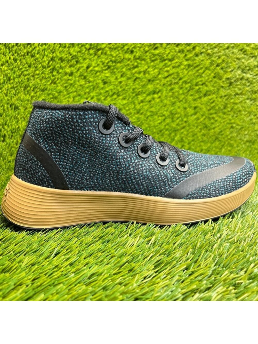 Allbirds Runner-Up Protect Womens Size 7 Blue Black Athletic Shoes Sneakers